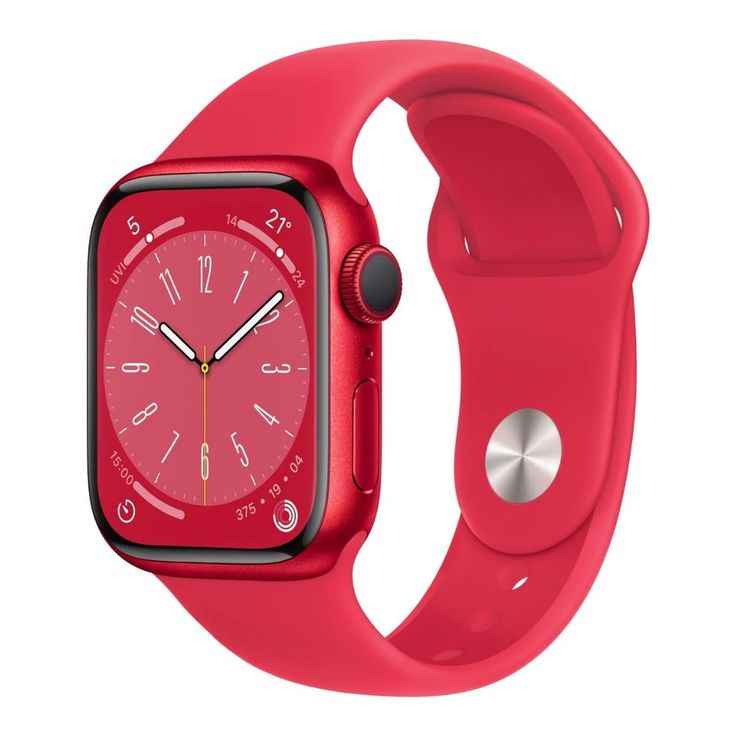 Red Smartwatch – Advanced Health & Fitness Tracker