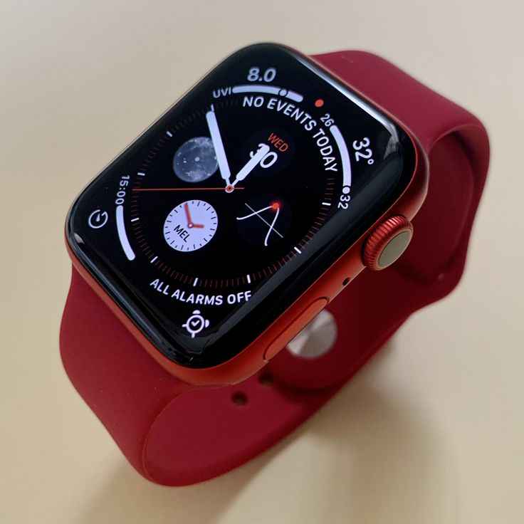 Red Smartwatch – Advanced Health & Fitness Tracker
