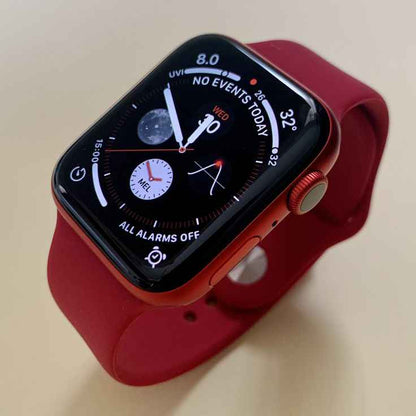 Red Smartwatch – Advanced Health & Fitness Tracker